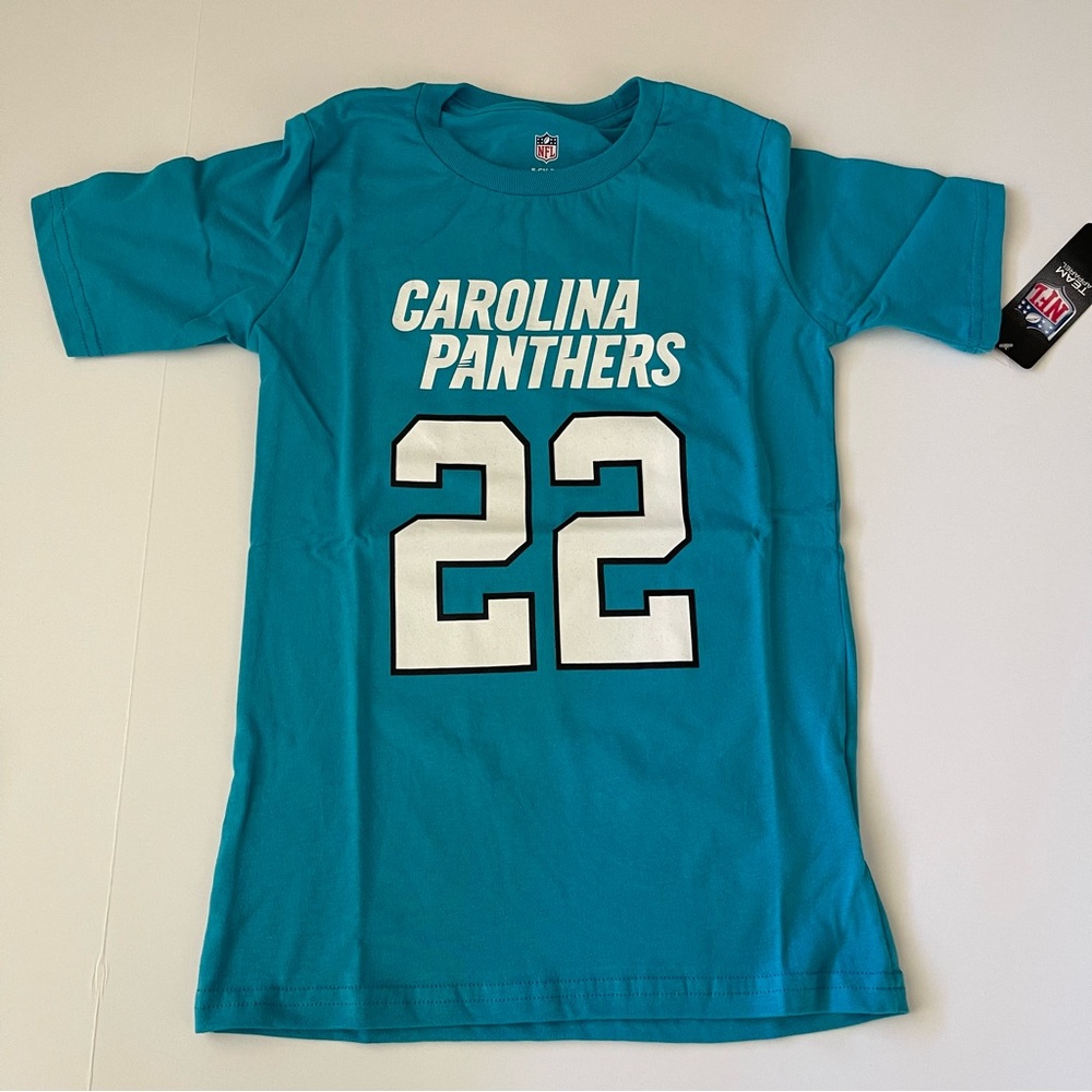 NWT Youth Christian McCaffrey T-shirt  Size S (8)